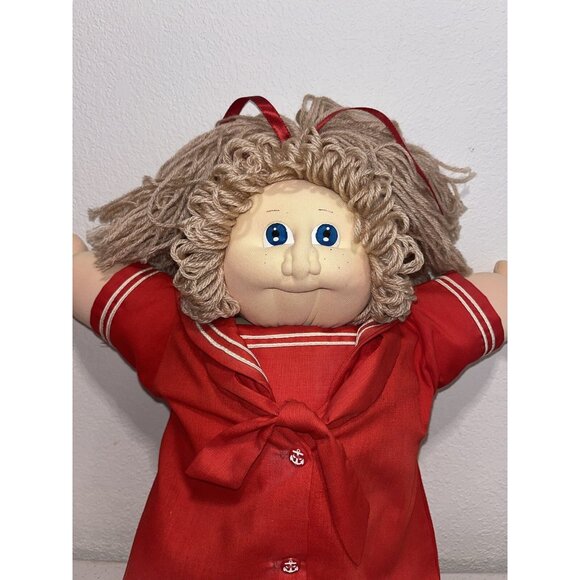 VINTAGE 1985 Signed Xavier Roberts The Little People Cabbage Patch Doll 22" USA! - Picture 4 of 9